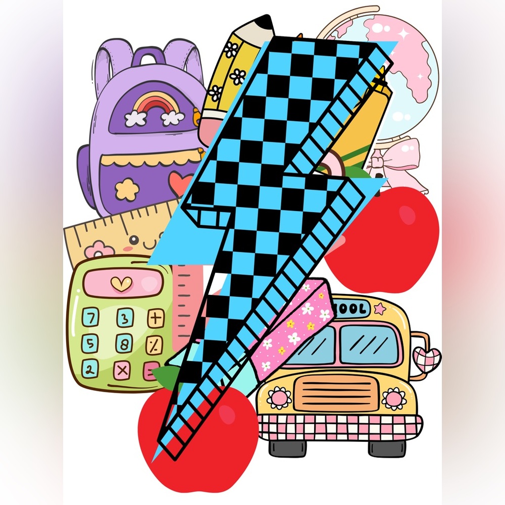 Colorful school digital image